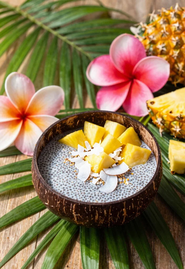 15 Coconut Milk Chia Pudding Ideas Dairy Free Creamy Bowls - 3. Tropical Paradise Chia Pudding 1