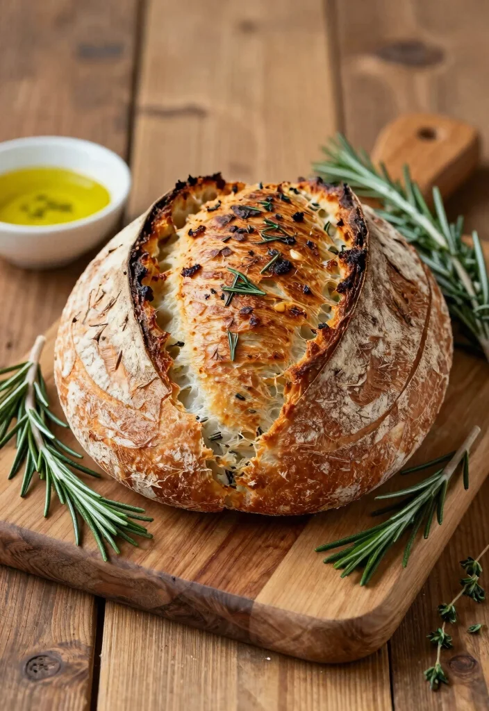 15 Little Spoon Farm Sourdough Ideas: Rustic Artisan Bakes - 1. Sourdough Bread with Roasted Garlic and Herbs 1