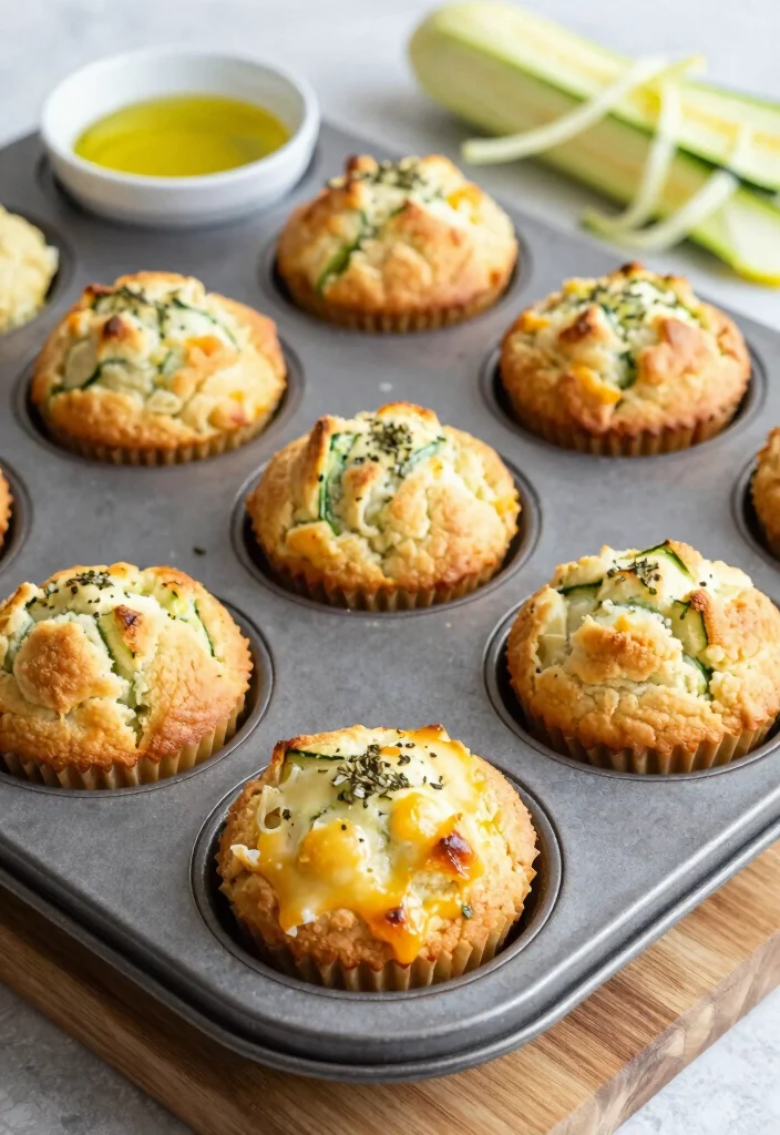 15 Little Spoon Farm Sourdough Ideas: Rustic Artisan Bakes - 14. Zucchini and Cheese Sourdough Muffins 1