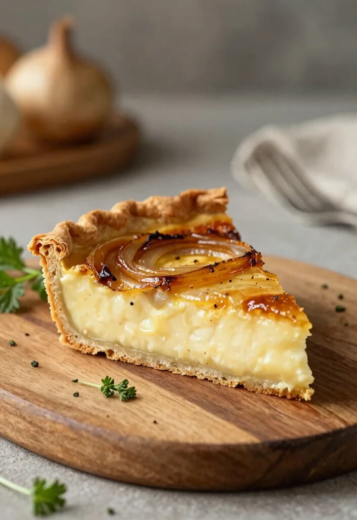 15 Little Spoon Farm Sourdough Ideas: Rustic Artisan Bakes - 15. Caramelized Onion and Gruyère Sourdough Quiche 1