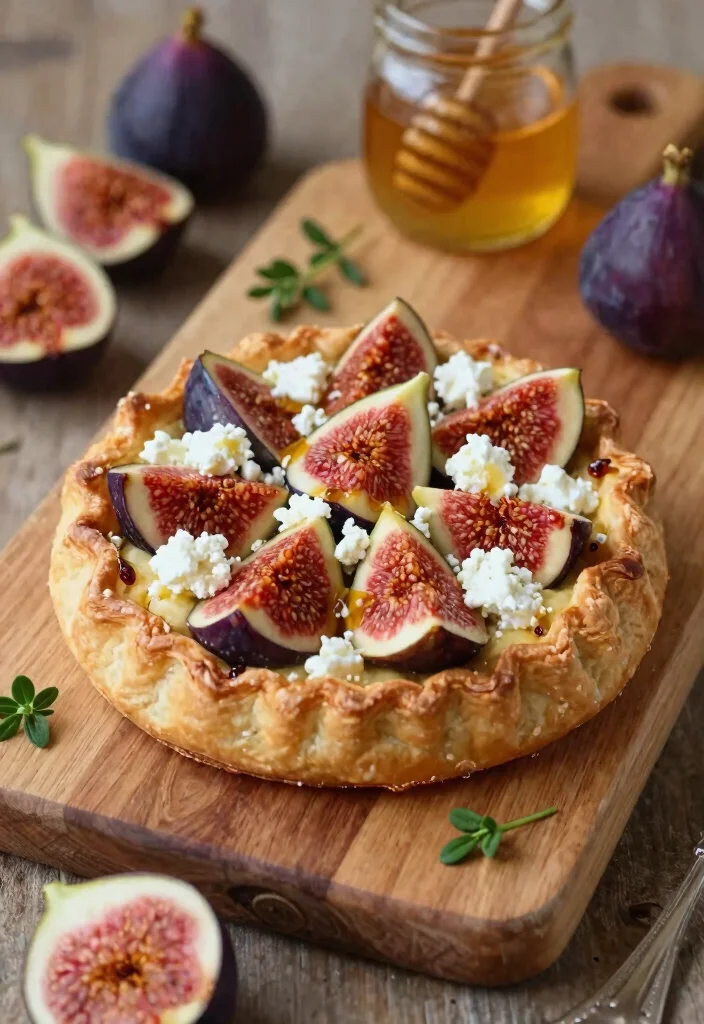 15 Little Spoon Farm Sourdough Ideas: Rustic Artisan Bakes - 4. Sweet and Savory Fig and Goat Cheese Sourdough Tart 1