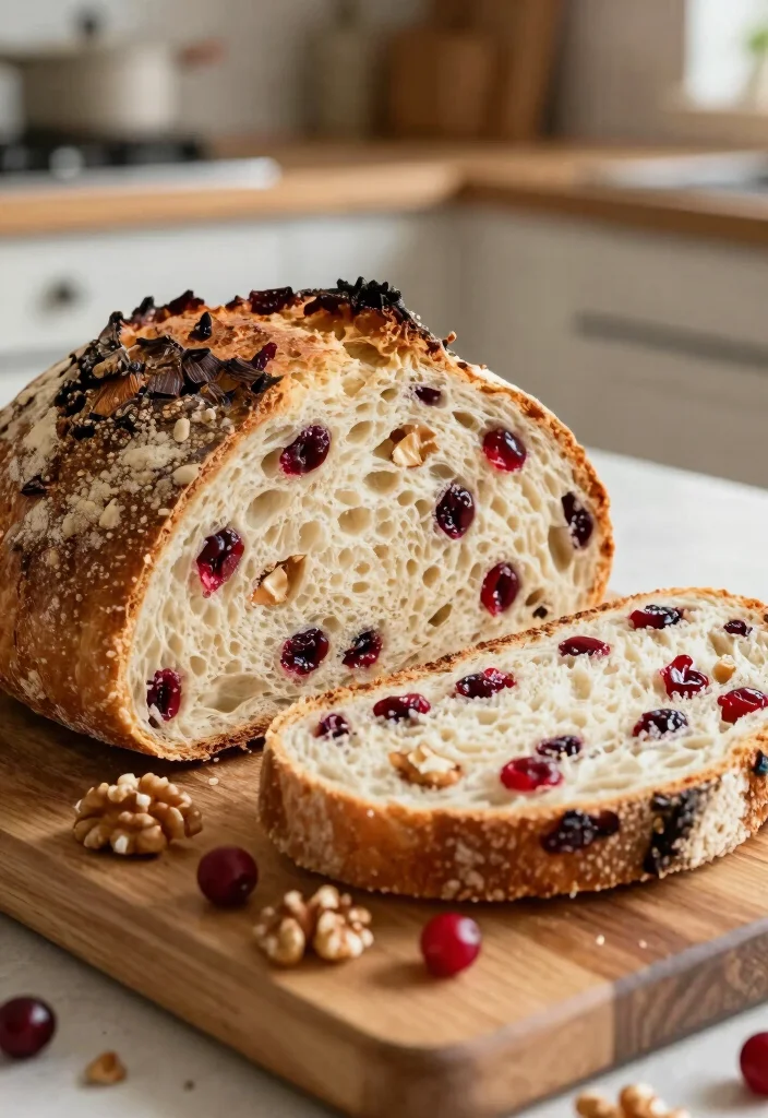 15 Little Spoon Farm Sourdough Ideas: Rustic Artisan Bakes - 6. Cranberry Walnut Sourdough Loaf 1