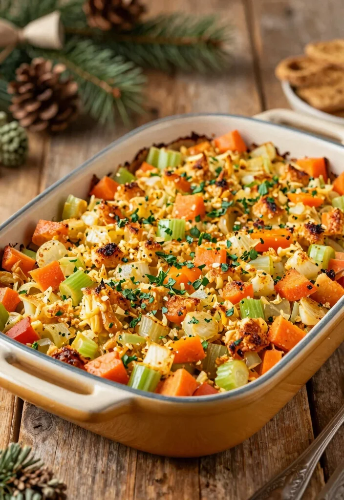 15 Little Spoon Farm Sourdough Ideas: Rustic Artisan Bakes - 8. Savory Sourdough Stuffing with Seasonal Vegetables 1