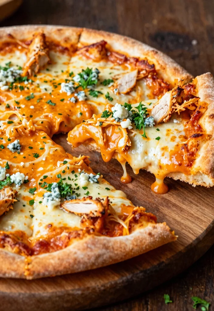 15 Pizza Story Instagram Ideas Aesthetic Food Content - 8. Buffalo Chicken Pizza 1