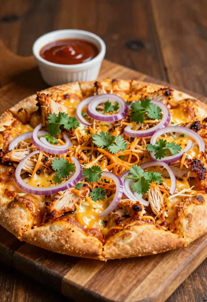 15 Puff Pastry Pizza Ideas: Flaky Fast Appetizers - 4. BBQ Chicken Puff Pastry Pizza 1