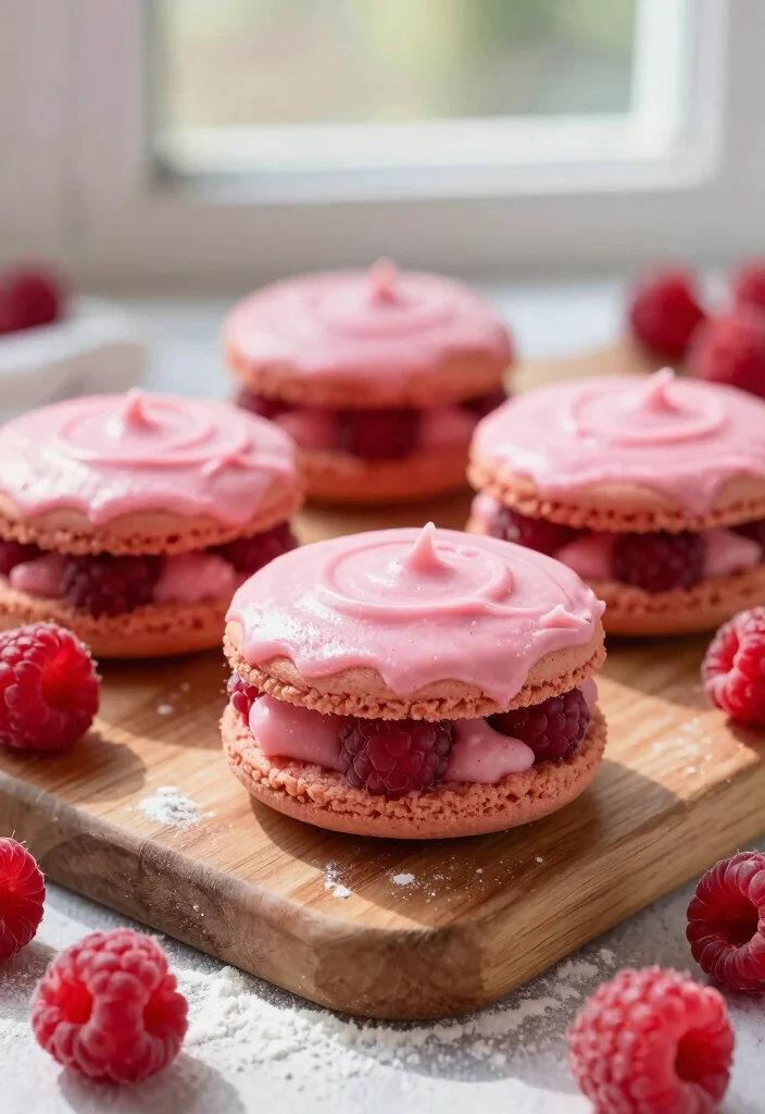15 Raspberry Cookie Run Ideas Inspired Fan Art and Desserts - 1. Raspberry Cookie Sandwiches 1