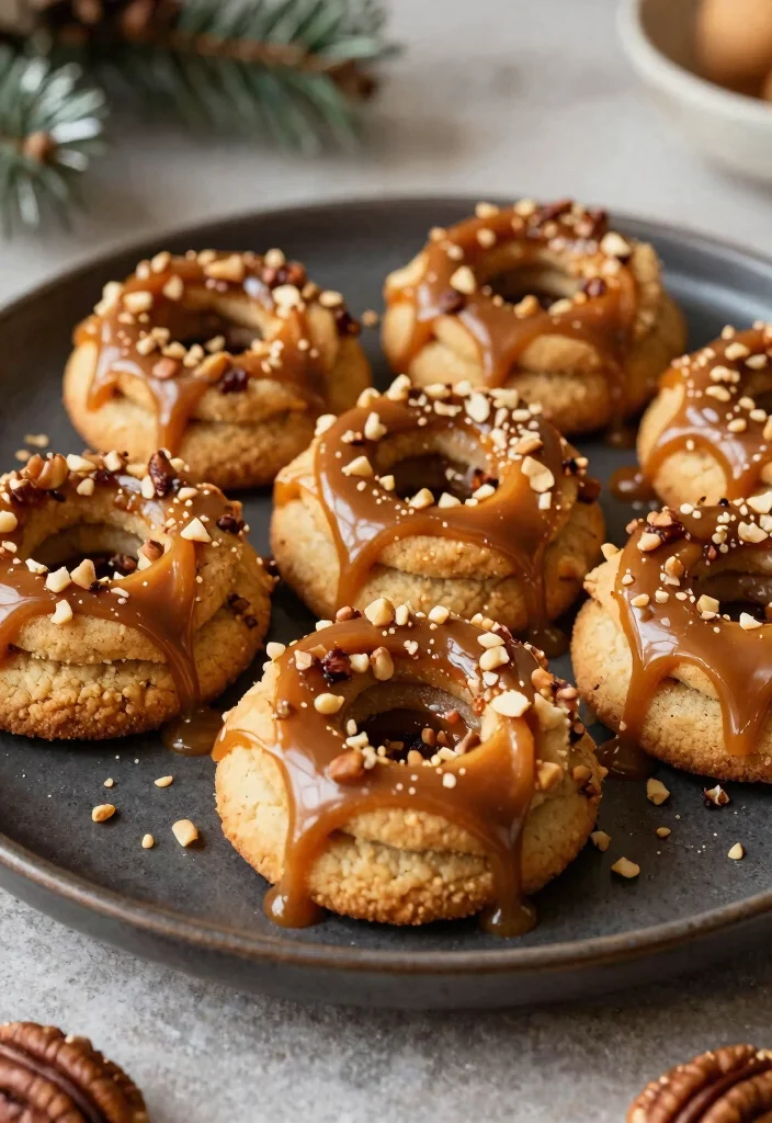 15 Rosettes Cookie Recipe Ideas: Crisp Classic Holiday Treats - 10. Caramel Pecan Rosettes 1