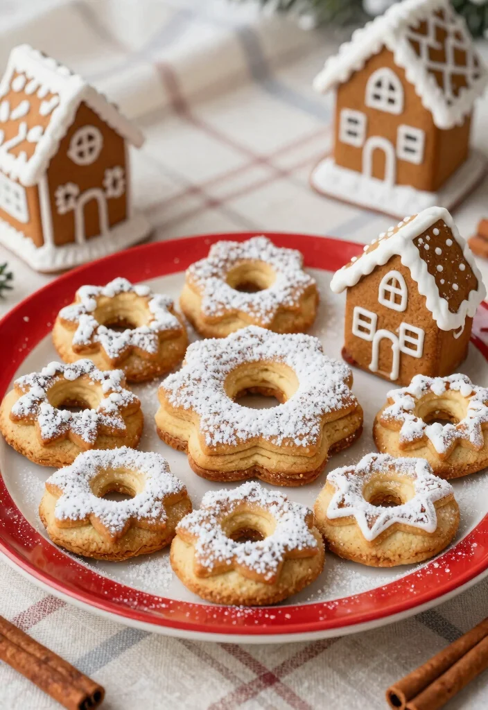 15 Rosettes Cookie Recipe Ideas: Crisp Classic Holiday Treats - 5. Spiced Gingerbread Rosettes 1