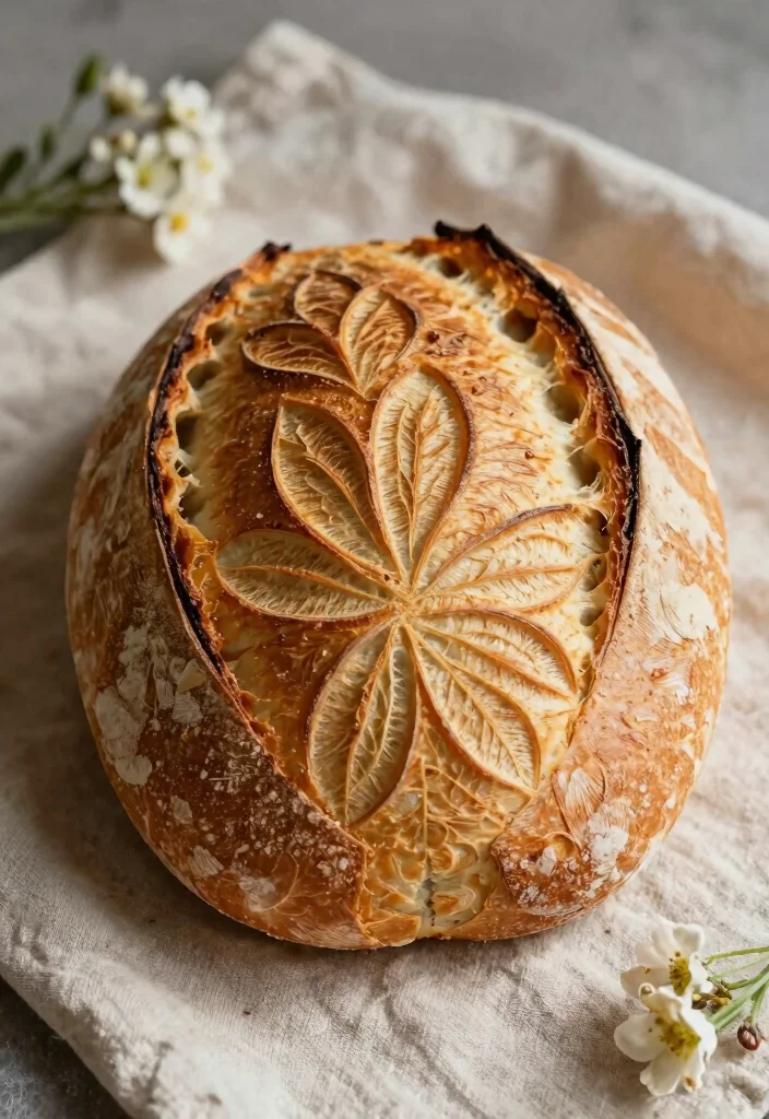 15 Sourdough Cut Designs Ideas: Beautiful Scoring Patterns - 13. Petal Pattern 1