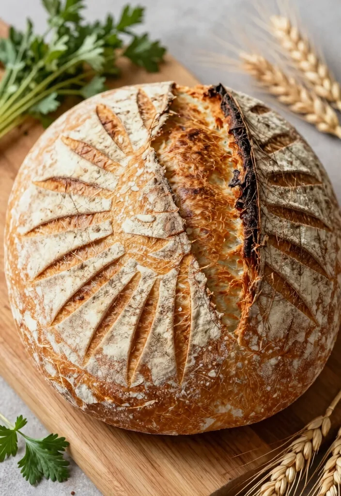 15 Sourdough Cut Designs Ideas: Beautiful Scoring Patterns - 3. Sunburst Pattern 1