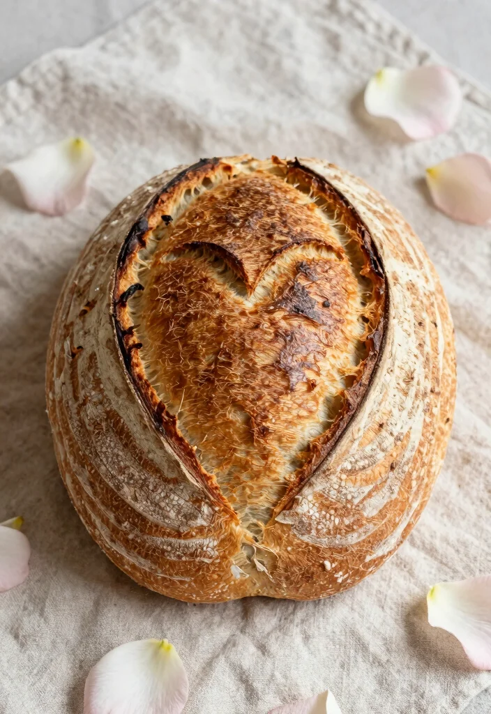 15 Sourdough Cut Designs Ideas: Beautiful Scoring Patterns - 5. Heart Design 1