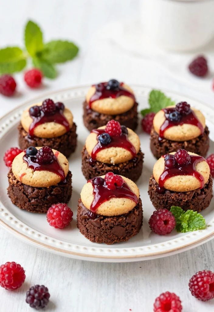 15 Wildberry Cookie x Crunchy Chip Cookie Ideas Cute Fan Creations - 11. Wildberry Chip Cookie Brownie Bites 1