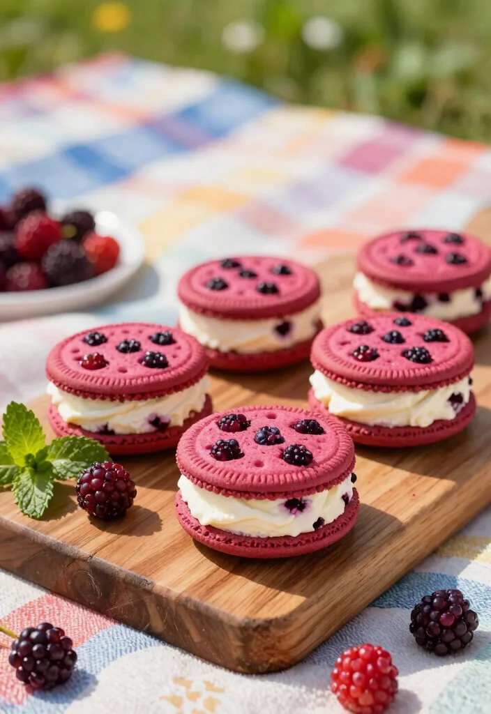 15 Wildberry Cookie x Crunchy Chip Cookie Ideas Cute Fan Creations - 6. Wildberry Chip Cookie Ice Cream Sandwiches 1