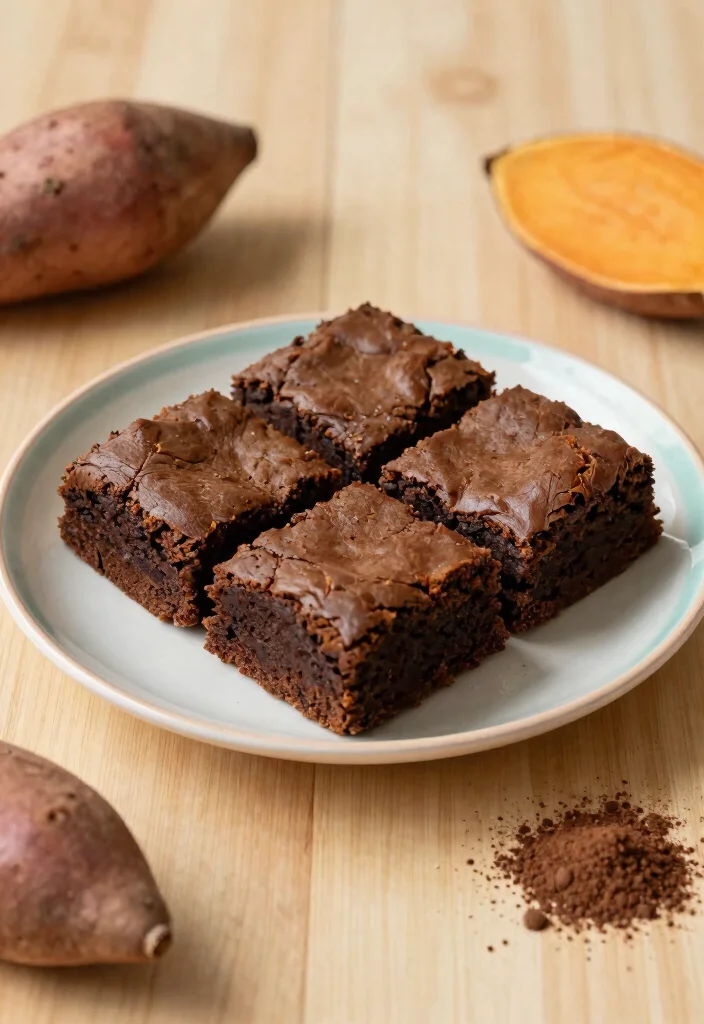 16 Brownie Recipes No Chocolate Chips: Fudgy and Delicious! - 2. Sweet Potato Brownies 1