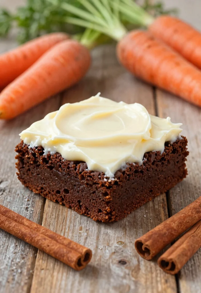 16 Brownie Recipes No Chocolate Chips: Fudgy and Delicious! - 6. Carrot Cake Brownies 1