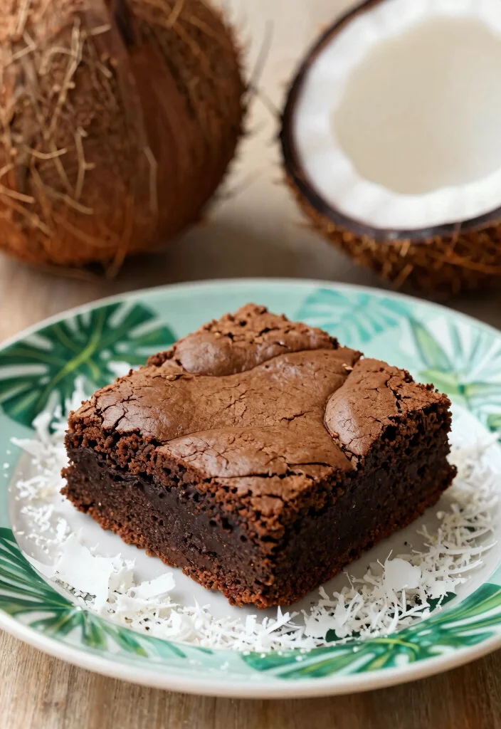 16 Brownie Recipes No Chocolate Chips: Fudgy and Delicious! - 7. Coconut Flour Brownies 1