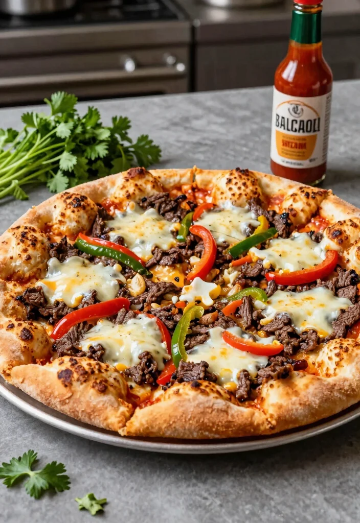 16 Bubble Up Pizza Ideas: Easy Biscuit Bake - 10. Philly Cheesesteak Bubble Up Pizza 1