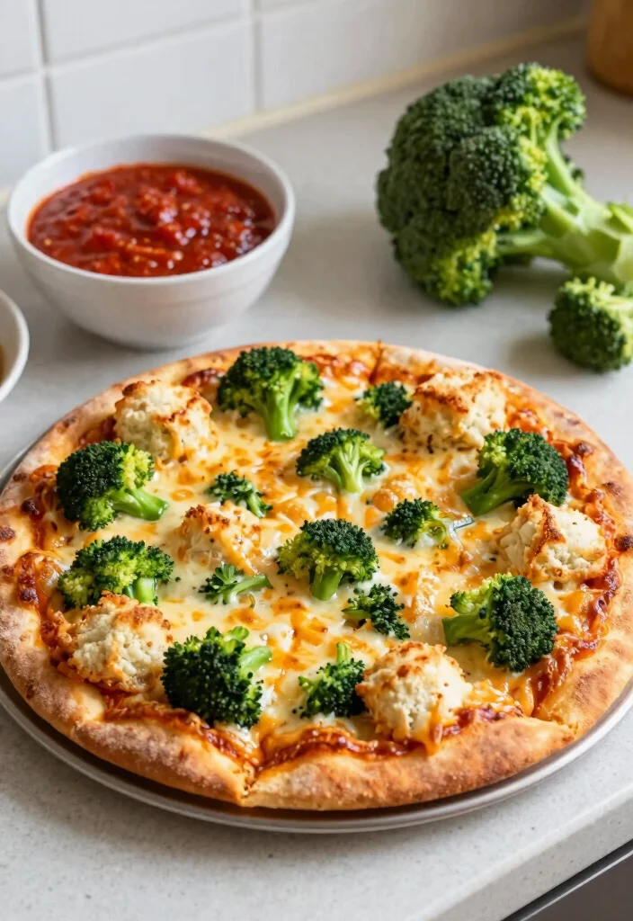 16 Bubble Up Pizza Ideas: Easy Biscuit Bake - 14. Cheesy Broccoli Bubble Up Pizza 1