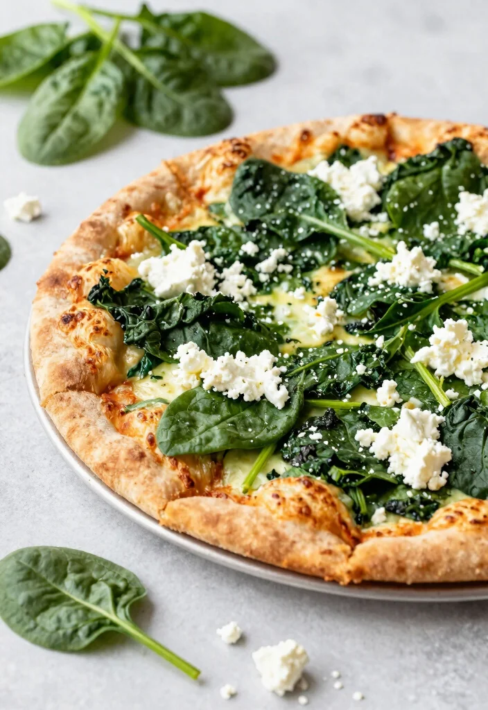 16 Bubble Up Pizza Ideas: Easy Biscuit Bake - 5. Spinach and Feta Bubble Up Pizza 1