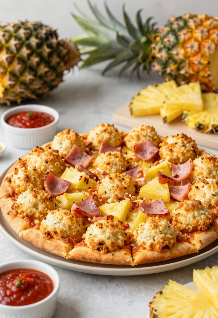16 Bubble Up Pizza Ideas: Easy Biscuit Bake - 6. Hawaiian Bubble Up Pizza 1