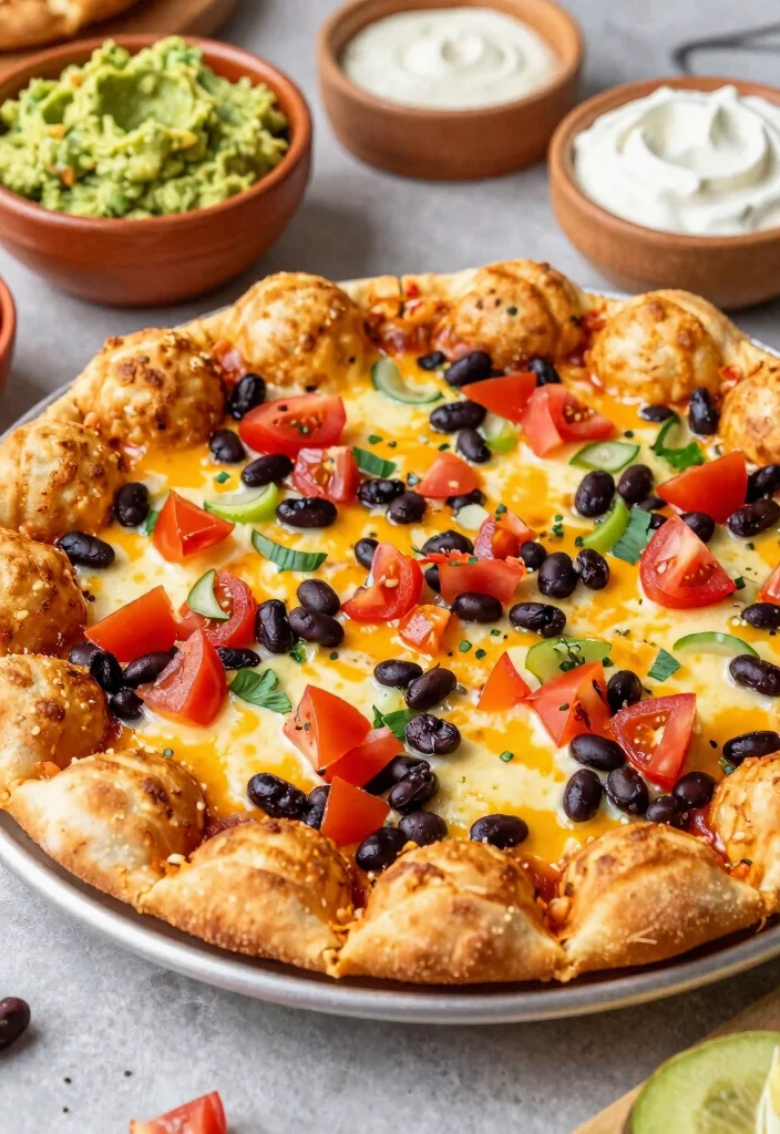 16 Bubble Up Pizza Ideas: Easy Biscuit Bake - 7. Mexican Bubble Up Pizza 1