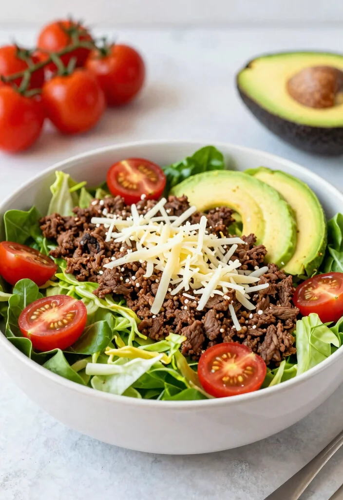 16 Cabbage and Hamburger Recipes for Cozy Budget Comfort Meals - 10. Cabbage and Beef Taco Salad 1