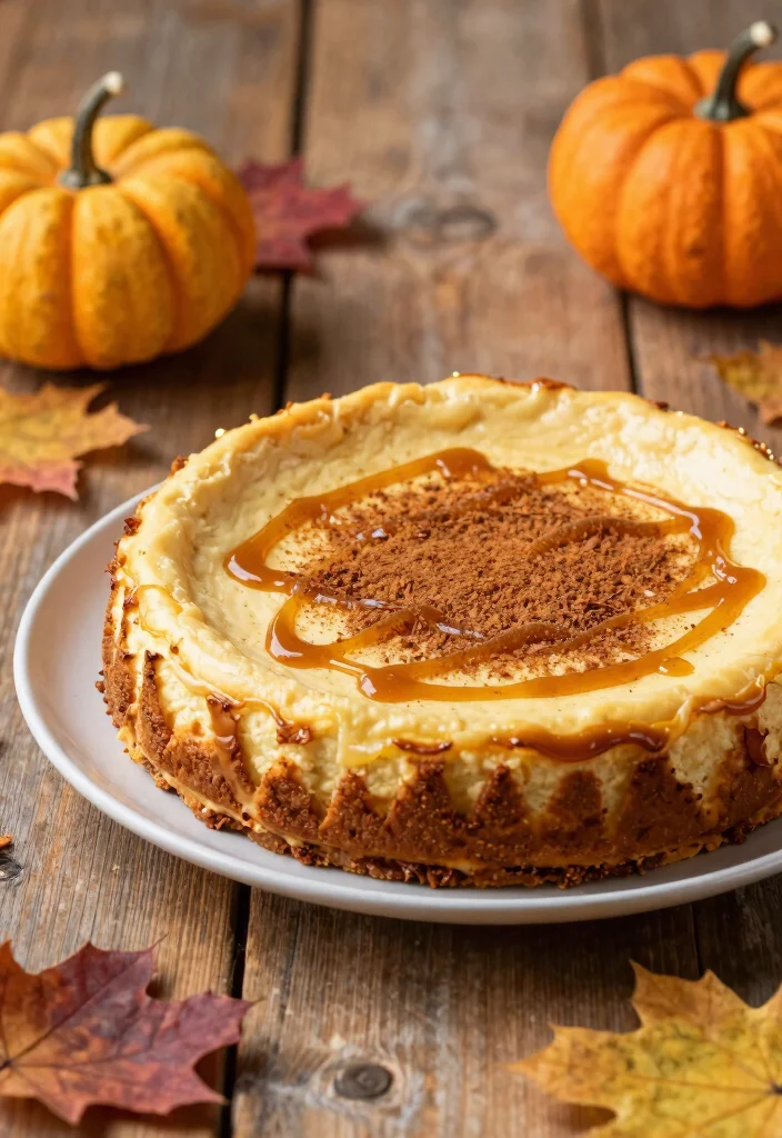 16 Cheesecake Birthday Cake Decoration Ideas: Elegant Fun Designs - 7. Seasonal Spice Twist 1