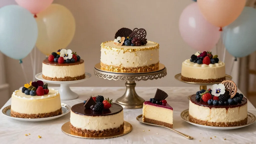 16 Cheesecake Birthday Cake Decoration Ideas: Elegant Fun Designs