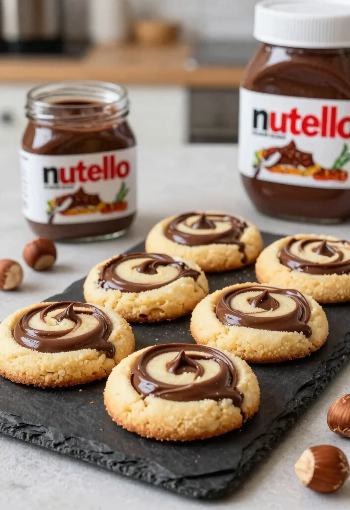 16 Cheesecake Cookies Recipes Ideas Soft Creamy Fusion - 11. Nutella Cheesecake Cookies 1