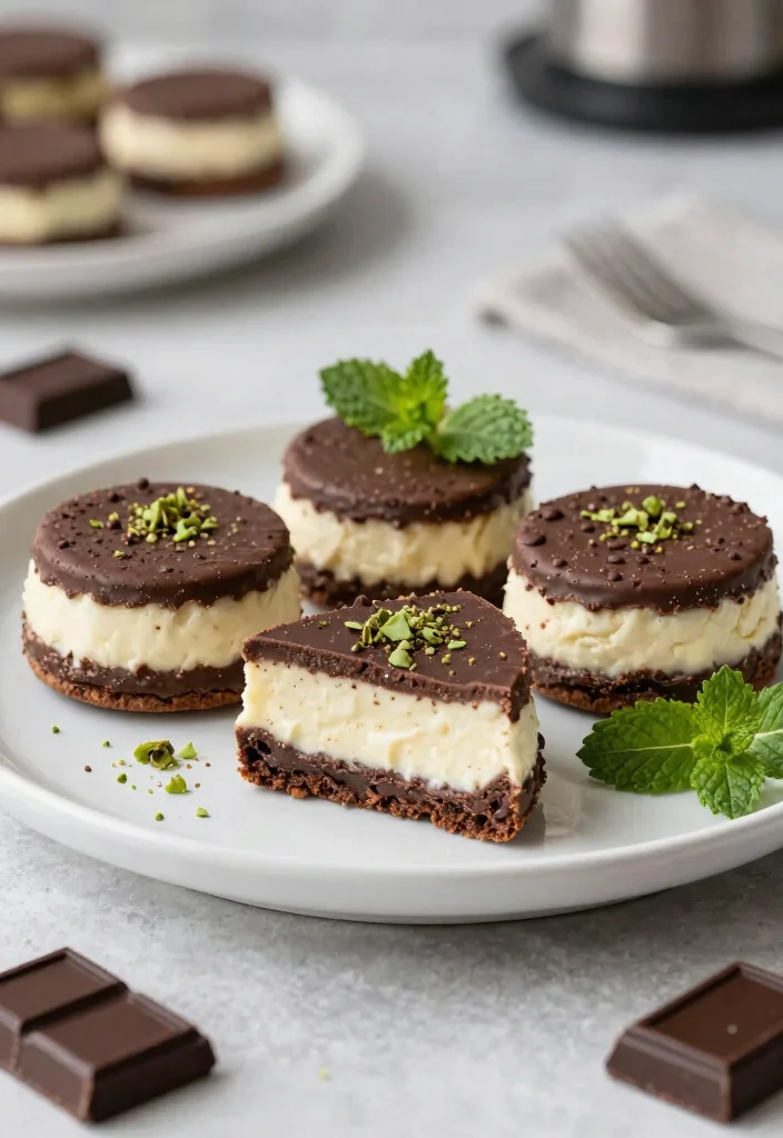 16 Cheesecake Cookies Recipes Ideas Soft Creamy Fusion - 14. Chocolate Mint Cheesecake Cookies 1