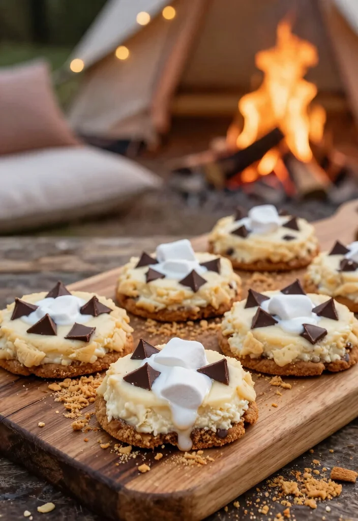 16 Cheesecake Cookies Recipes Ideas Soft Creamy Fusion - 9. S’mores Cheesecake Cookies 1