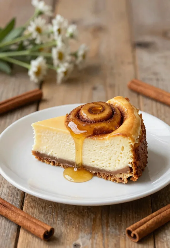 16 Cinnamon Roll Honey Bun Cheesecake Ideas: Ultimate Indulgence - 1. Classic Cinnamon Roll Honey Bun Cheesecake 1