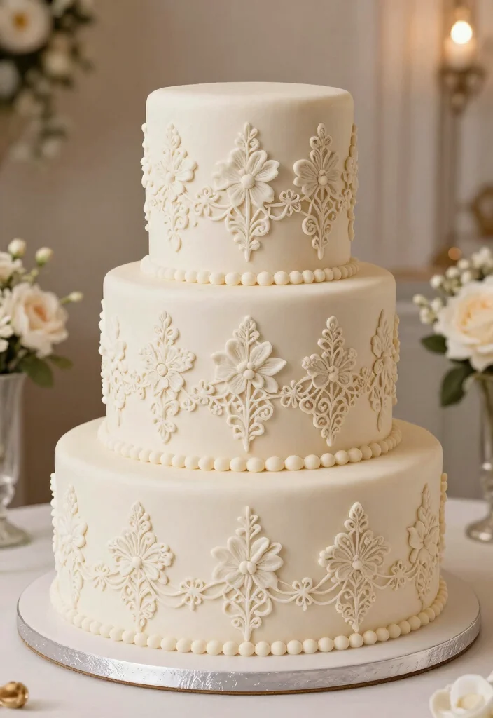 16 Cookie Cake Wedding Cakes Ideas for Your Fun Modern Dessert Table - 13. Cookie Cake with Fondant Icing 1