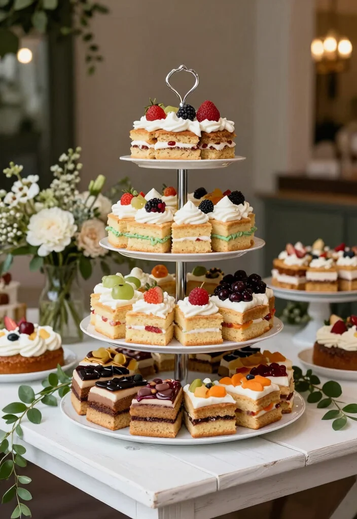 16 Cookie Cake Wedding Cakes Ideas for Your Fun Modern Dessert Table - 2. Cookie Cake Tiered Display 1