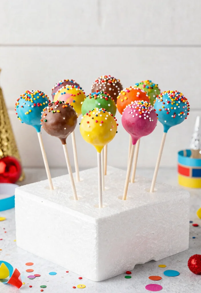 16 Cookie Cake Wedding Cakes Ideas for Your Fun Modern Dessert Table - 4. Colorful Cookie Cake Pops 1