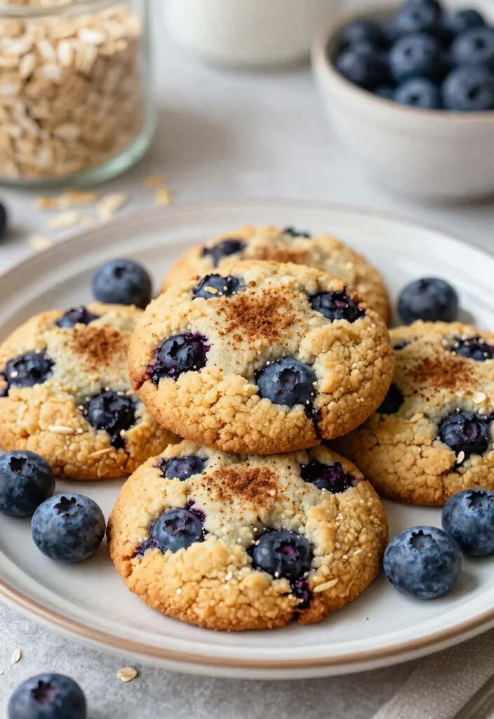 16 Healthy Cookie Recipe Ideas: Guilt-Free Treats - 12. Blueberry Oat Cookies 1