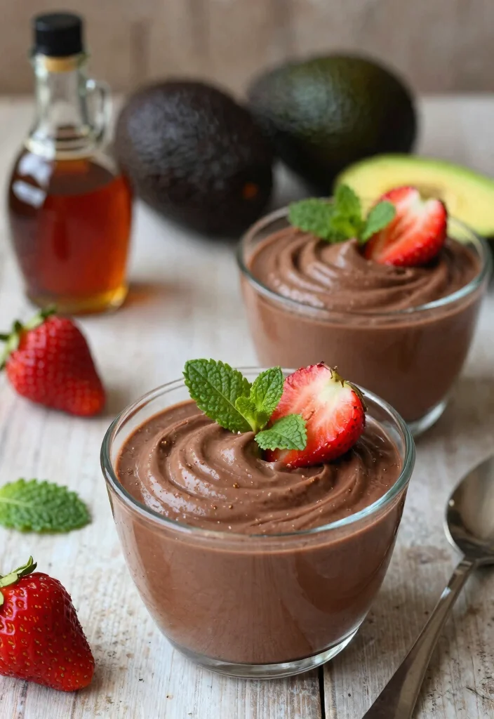 16 Homemade Pudding Recipe Ideas: Smooth, Creamy Classics - 1. Creamy Chocolate Avocado Pudding 1