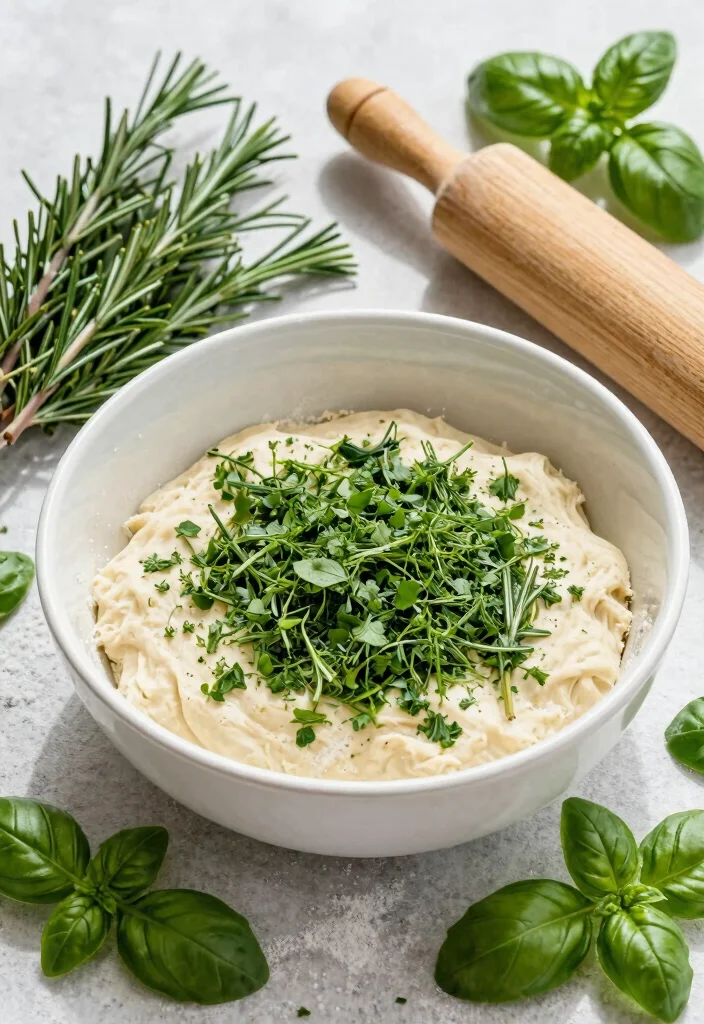 16 Pizza Dough Recipe Ideas: Soft, Chewy Homemade Bases - 5. Herb-Infused Pizza Dough 1