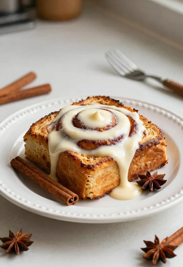 16 Sourdough French Toast Casserole Ideas: Cozy Brunch Bake - 5. Cinnamon Roll Sourdough French Toast Casserole 1