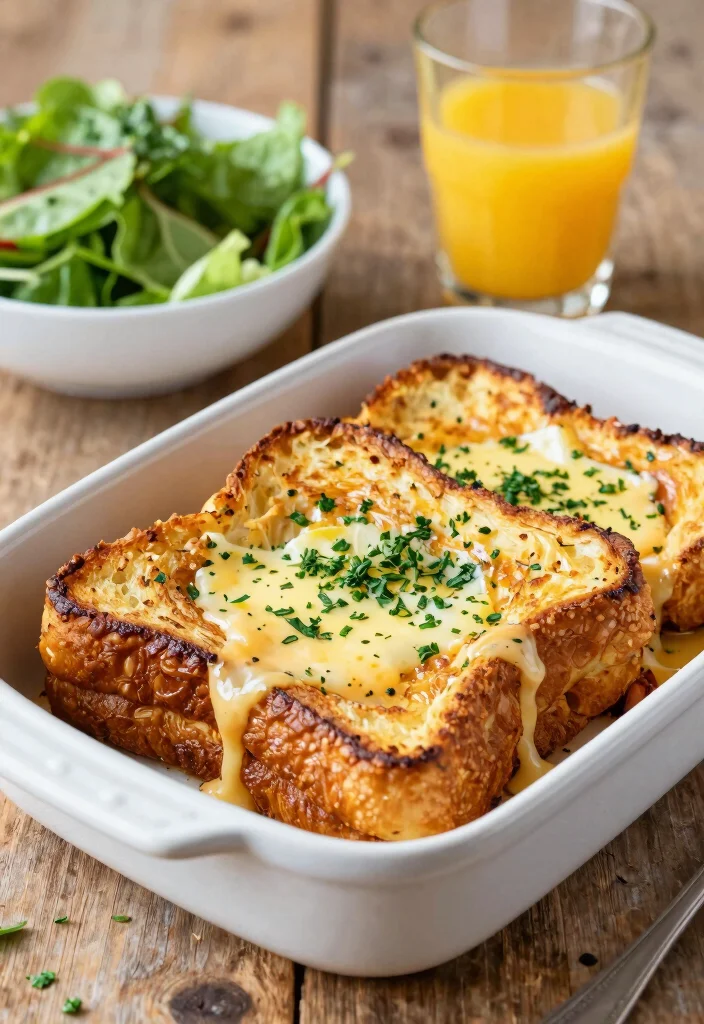 16 Sourdough French Toast Casserole Ideas: Cozy Brunch Bake - 6. Savory Herb and Cheese Sourdough French Toast Casserole 1