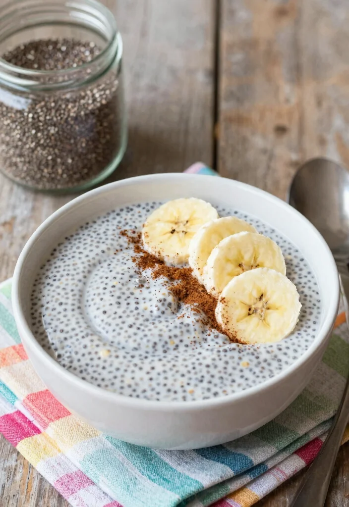 16 Vegan Banana Pudding Ideas: Plant-Based Classic Dessert - 4. Chia Seed Vegan Banana Pudding 1