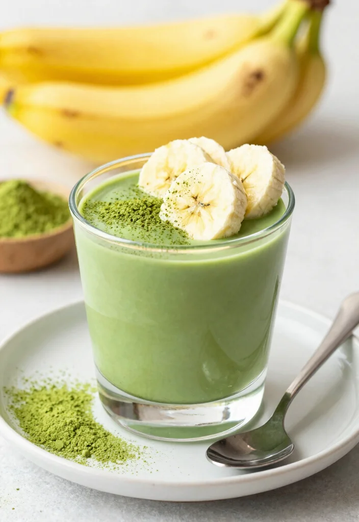 16 Vegan Banana Pudding Ideas: Plant-Based Classic Dessert - 7. Matcha Vegan Banana Pudding 1