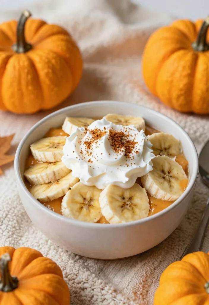 16 Vegan Banana Pudding Ideas: Plant-Based Classic Dessert - 9. Pumpkin Spice Vegan Banana Pudding 1
