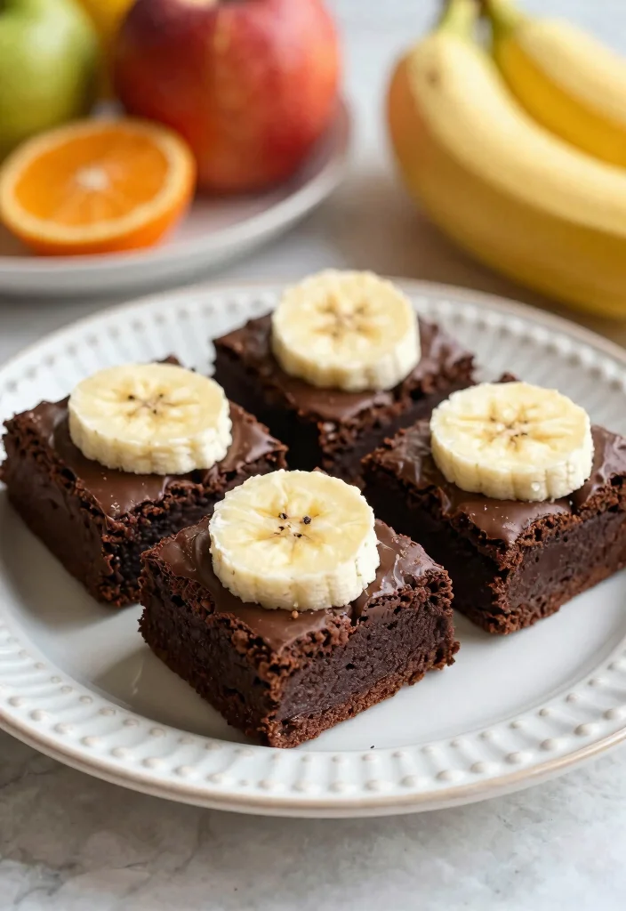 17 Brownie Mix Recipes Boxed Easy Upgrades - 10. Choco-Banana Brownies 1