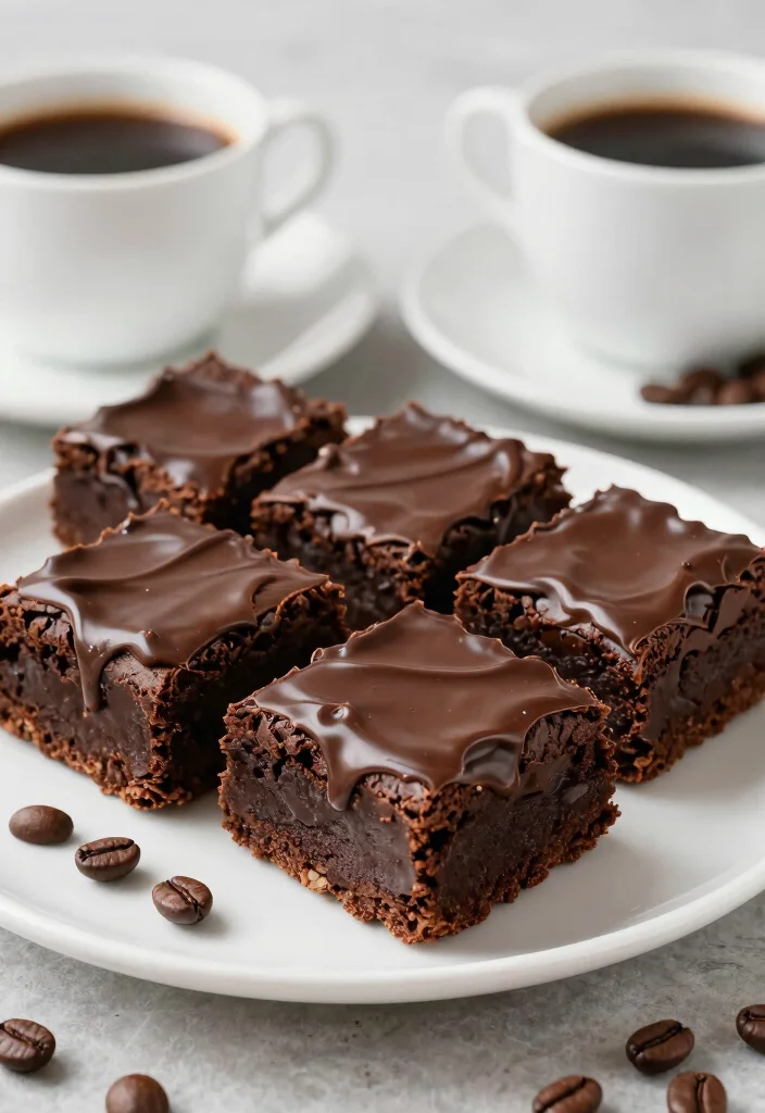 17 Brownie Mix Recipes Boxed Easy Upgrades - 11. Mocha Brownies 1