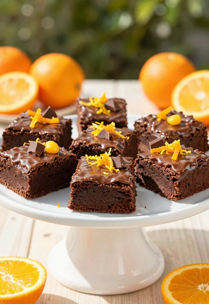 17 Brownie Mix Recipes Boxed Easy Upgrades - 13. Chocolate Orange Brownies 1