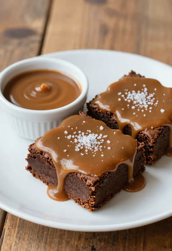 17 Brownie Mix Recipes Boxed Easy Upgrades - 7. Salted Caramel Brownies 1