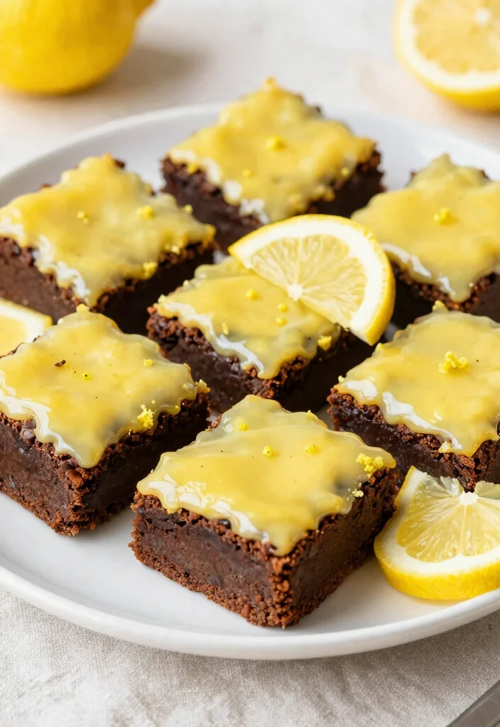 17 Brownie Mix Recipes Boxed Easy Upgrades - 9. Lemon Zest Brownies 1