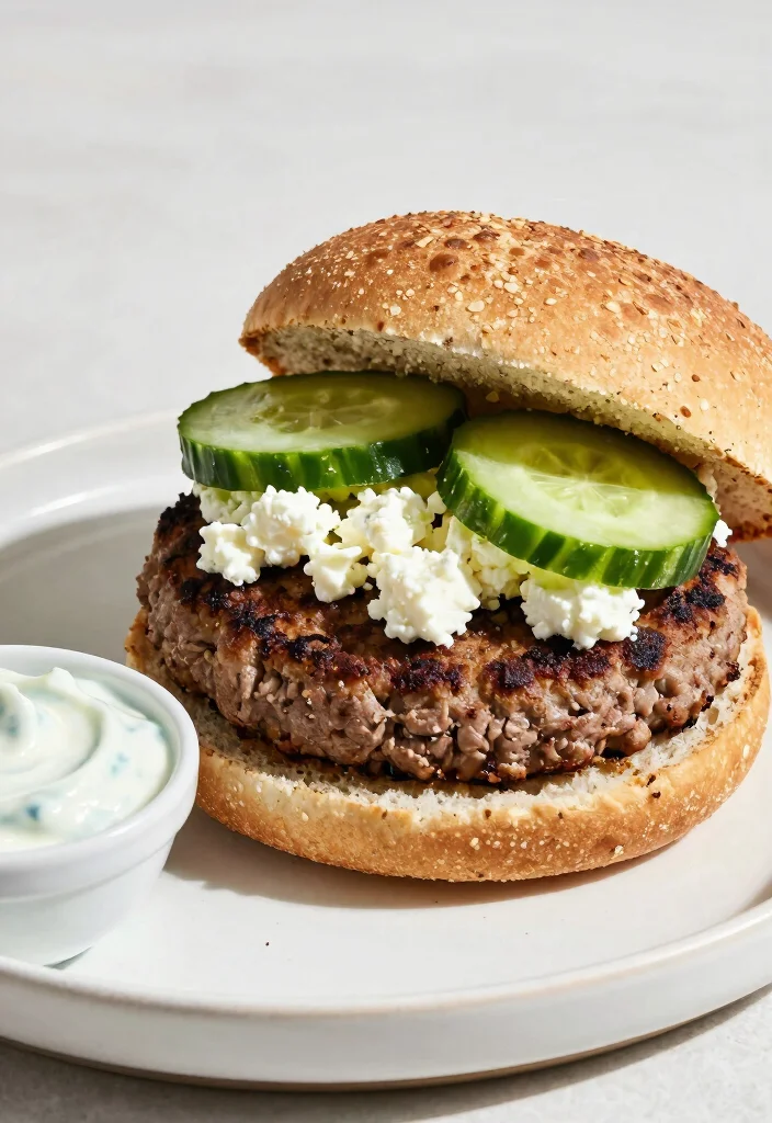 17 Cheap Hamburger Meals Ideas: Budget-Friendly Classics - 10. Greek Burgers 1