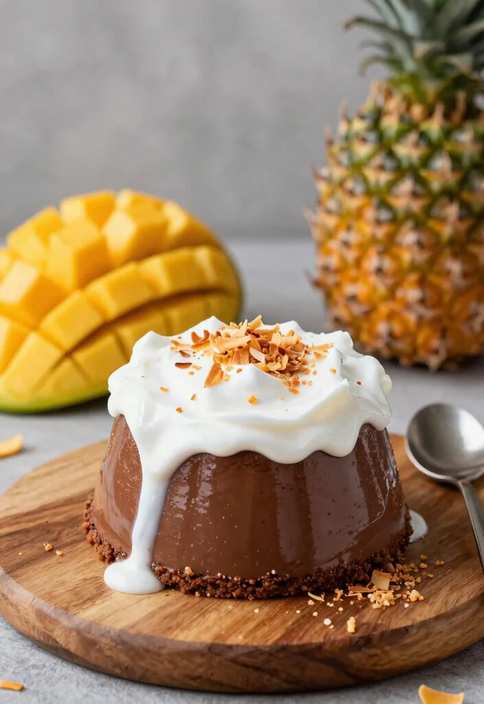 17 Chocolate Pudding Cake Ideas: Moist, Rich Comfort Desserts - 10. Chocolate Pudding Cake with Coconut Cream 1